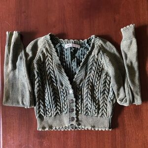 Zara Crop Knit Sweater